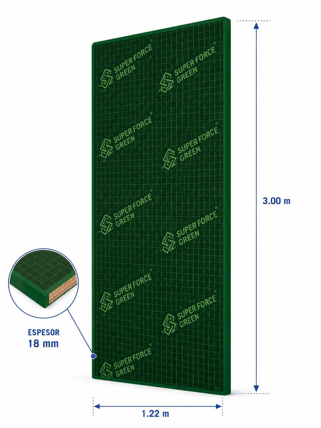 Tablero Fenolico Premium PVC 18mm - 35 Usos.